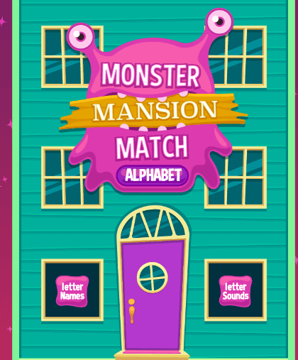 Monster Mansion: practica el alfabeto en inglés