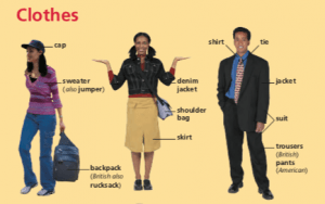 Oxford Essential Dictionary: fotografía "clothes"